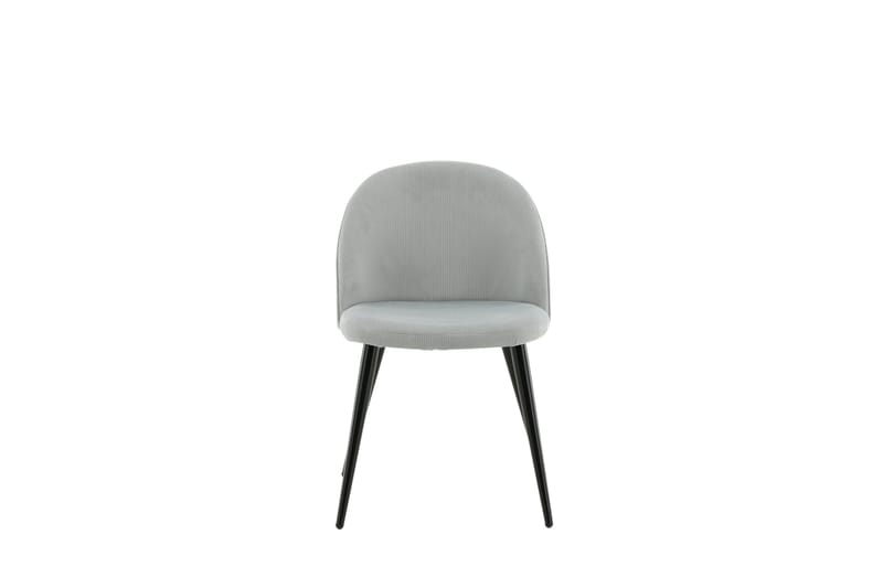 Velvet Spisestol Cordfløyel Grå - Møbler - Stoler & lenestoler - Spisestuestoler & kjøkkenstoler