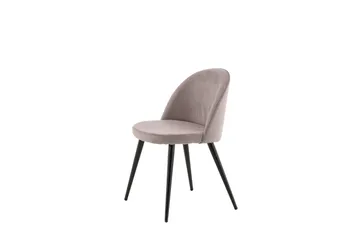 Velvet Spisestol Cordfløyel - Rosa - Møbler - Stoler & lenestoler - Spisestuestoler & kjøkkenstoler
