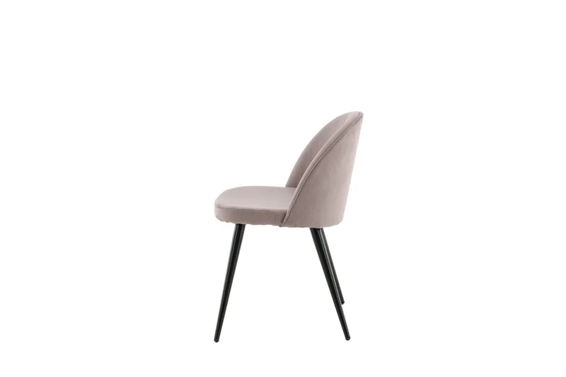 Velvet Spisestol Cordfløyel - Rosa - Møbler - Stoler & lenestoler - Spisestuestoler & kjøkkenstoler