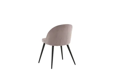 Velvet Spisestol Cordfløyel - Rosa - Møbler - Stoler & lenestoler - Spisestuestoler & kjøkkenstoler