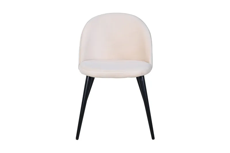 Velvet Stitches Spisestol - Sort - Møbler - Stoler & lenestoler - Spisestuestoler & kjøkkenstoler