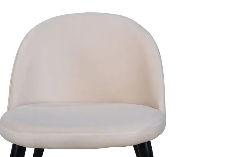 Velvet Stitches Spisestol - Sort - Møbler - Stoler & lenestoler - Spisestuestoler & kjøkkenstoler