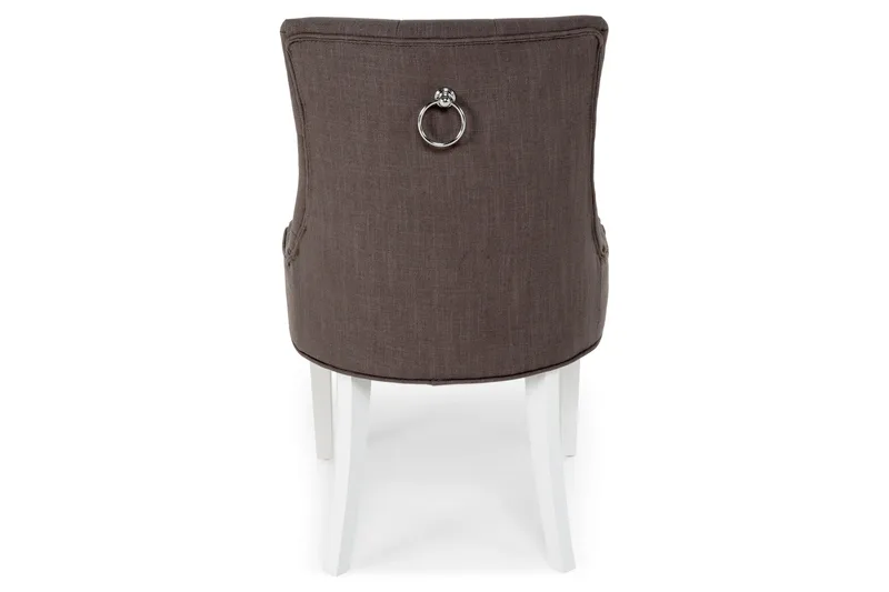 Viktoria Lenestol - Grå/Hvit - Møbler - Stoler & lenestoler - Spisestuestoler & kjøkkenstoler