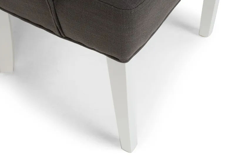 Viktoria Lenestol - Grå/Hvit - Møbler - Stoler & lenestoler - Spisestuestoler & kjøkkenstoler