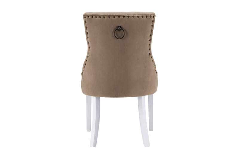 Viktoria Spisestol - Beige/Hvit - Møbler - Stoler & lenestoler - Spisestuestoler & kjøkkenstoler