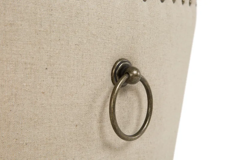 Viktoria Spisestol med Nagler - Beige / Vintage - Møbler - Stoler & lenestoler - Spisestuestoler & kjøkkenstoler