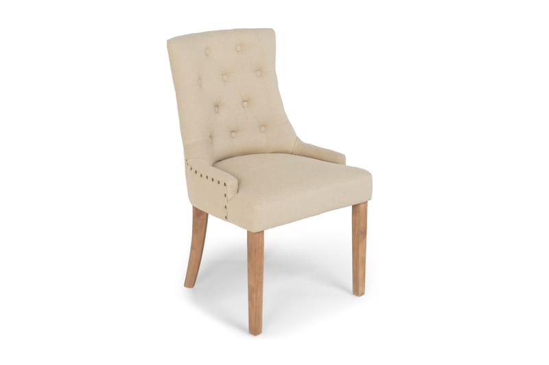 Viktoria Spisestol med Nagler - Beige / Vintage - Møbler - Stoler & lenestoler - Spisestuestoler & kjøkkenstoler
