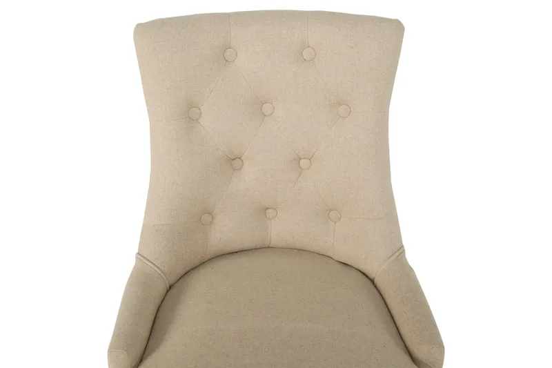 Viktoria Spisestol med Nagler - Beige / Vintage - Møbler - Stoler & lenestoler - Spisestuestoler & kjøkkenstoler