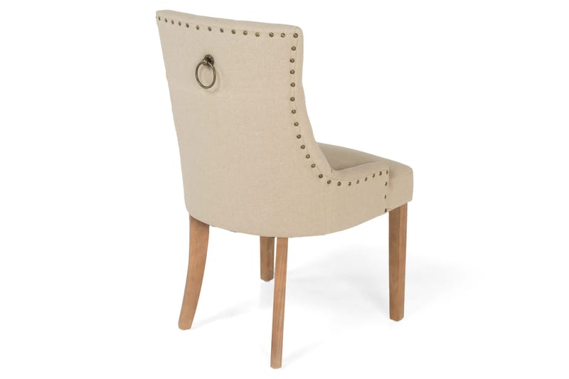 Viktoria Spisestol med Nagler - Beige / Vintage - Møbler - Stoler & lenestoler - Spisestuestoler & kjøkkenstoler