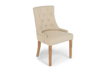 Viktoria Spisestol med Nagler - Beige / Vintage - Møbler - Stoler & lenestoler - Spisestuestoler & kjøkkenstoler