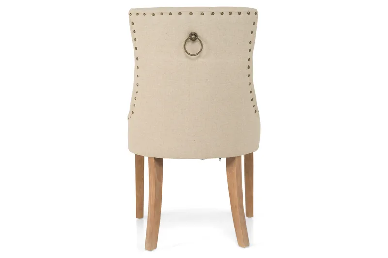 Viktoria spisestol med nagler - Beige/vintage - Møbler - Stoler & lenestoler - Spisestuestoler & kjøkkenstoler