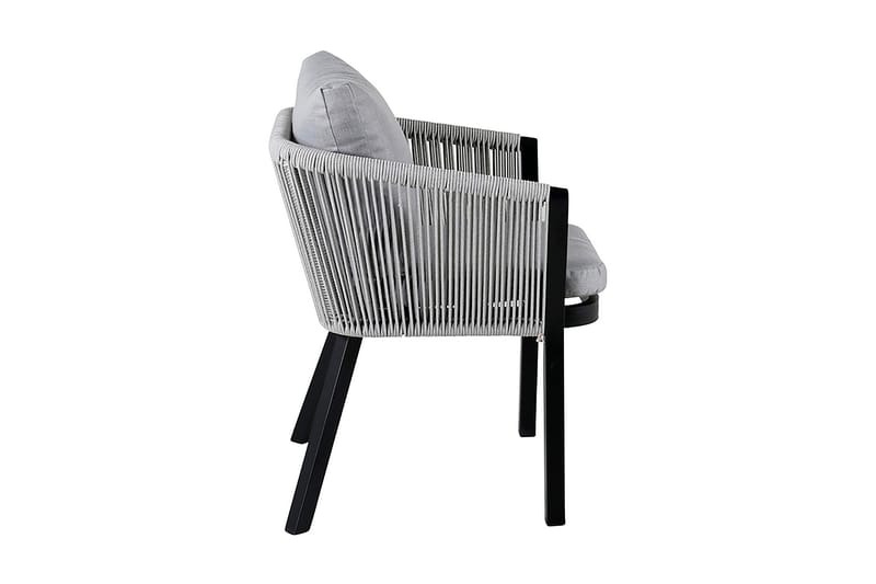 Virya Matstol med Puter - Grå/Svart - Møbler - Stoler & lenestoler - Spisestuestoler & kjøkkenstoler