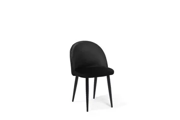Visalia Stol 2-pk - Svart - Møbler - Stoler & lenestoler - Spisestuestoler & kjøkkenstoler