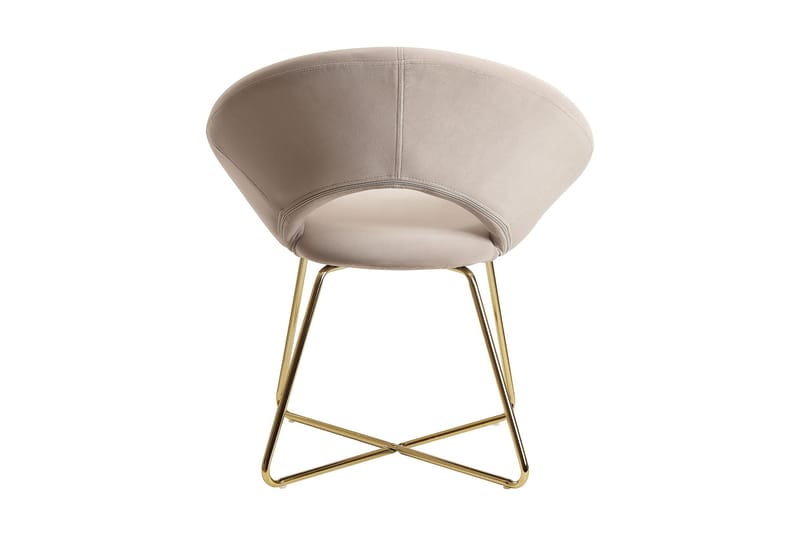 Willowdale Karmstol - Kremhvit/gull - Møbler - Stoler & lenestoler - Spisestuestoler & kjøkkenstoler