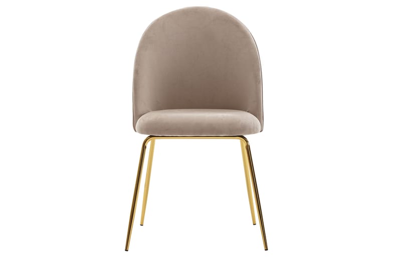 Wohnling Spisestol 2-pack - Beige - Møbler - Stoler & lenestoler - Spisestuestoler & kjøkkenstoler