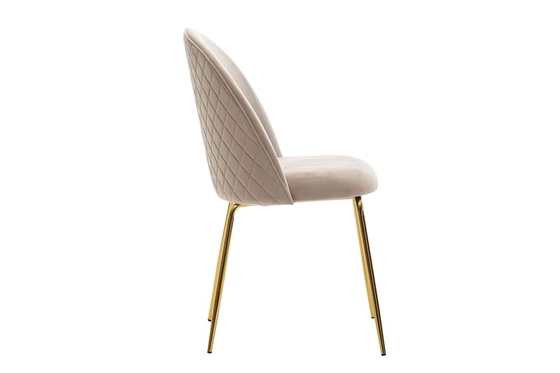 Wohnling Spisestol 2-pack - Beige - Møbler - Stoler & lenestoler - Spisestuestoler & kjøkkenstoler