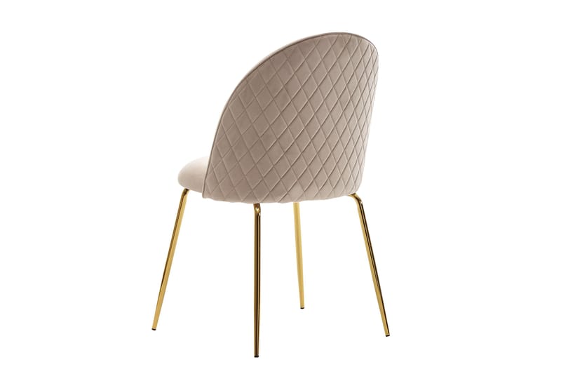 Wohnling Spisestol 2-pack - Beige - Møbler - Stoler & lenestoler - Spisestuestoler & kjøkkenstoler