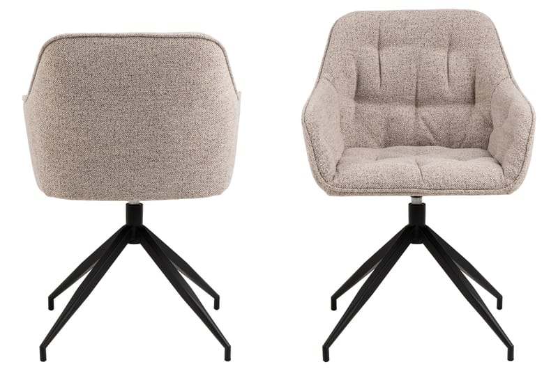 Zabinka Karmstol - Beige - Møbler - Stoler & lenestoler - Spisestuestoler & kjøkkenstoler