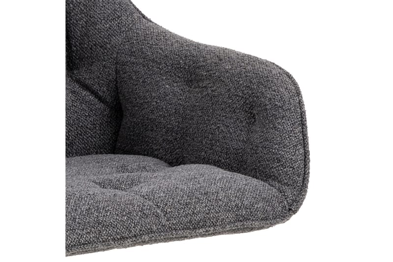 Zabinka Lenestol - Mørkegrå - Møbler - Stoler & lenestoler - Spisestuestoler & kjøkkenstoler