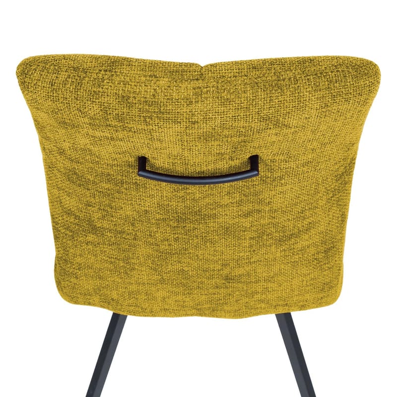 Stol HOME4YOU Agata Mørk gul - Mørk gul - Møbler - Stoler & lenestoler - Spisestuestoler & kjøkkenstoler