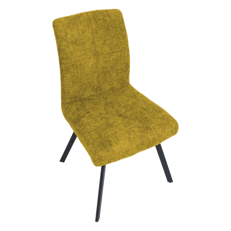Stol HOME4YOU Agata Mørk gul - Mørk gul - Møbler - Stoler & lenestoler - Spisestuestoler & kjøkkenstoler