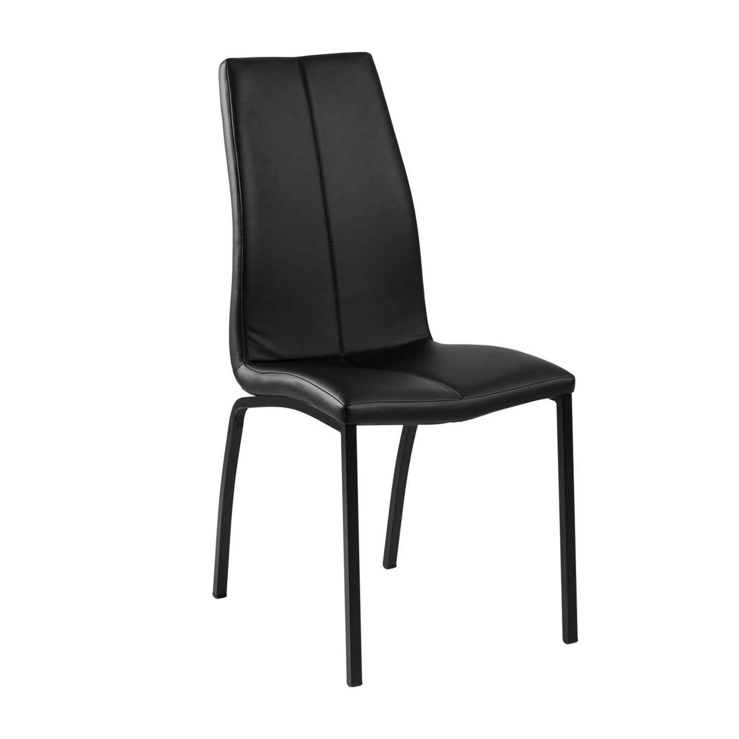 Stol HOME4YOU Asama Svart/svart - svart