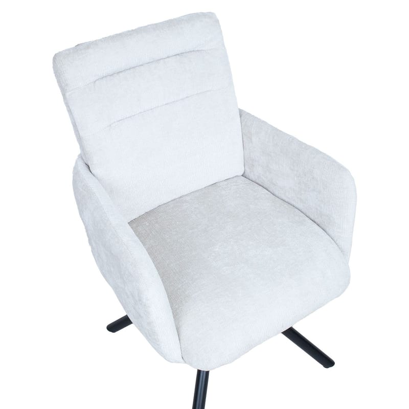 Stol HOME4YOU Batul Lin-hvit - Lin-hvit - Møbler - Stoler & lenestoler - Spisestuestoler & kjøkkenstoler