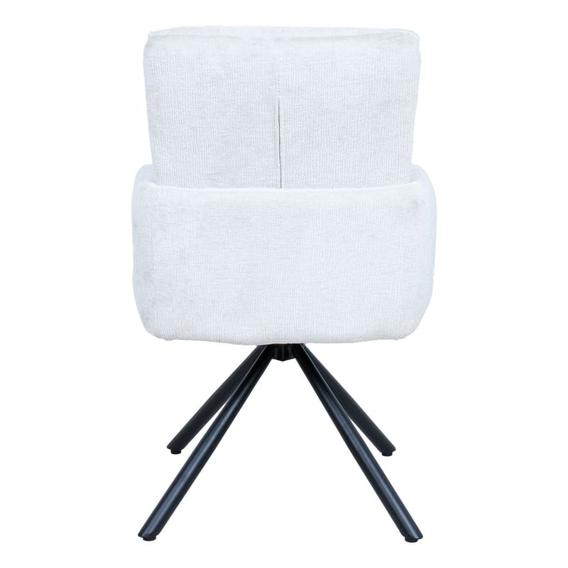 Stol HOME4YOU Batul Lin-hvit - Lin-hvit - Møbler - Stoler & lenestoler - Spisestuestoler & kjøkkenstoler