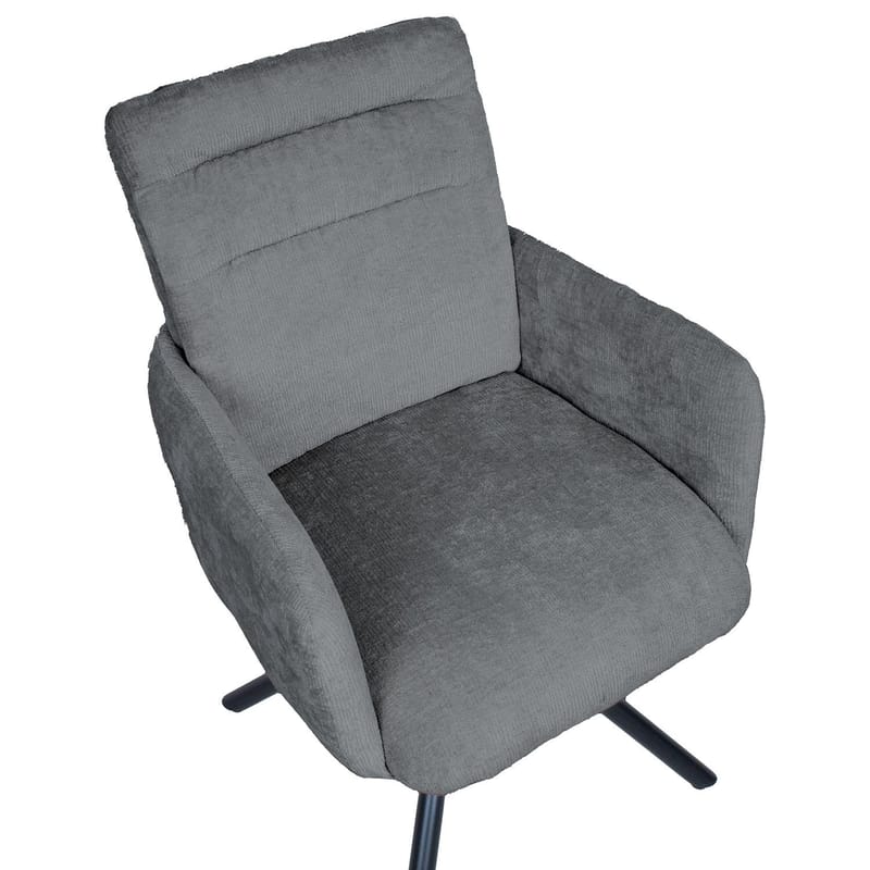 Stol HOME4YOU Batul Mørkegrå - Mørk grå - Møbler - Stoler & lenestoler - Spisestuestoler & kjøkkenstoler