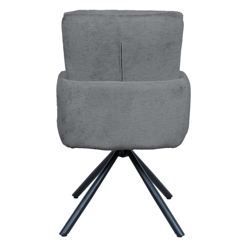 Stol HOME4YOU Batul Mørkegrå - Mørk grå - Møbler - Stoler & lenestoler - Spisestuestoler & kjøkkenstoler