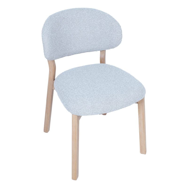 Stol HOME4YOU Bless Lysegrå - Lysegrå - Møbler - Stoler & lenestoler - Spisestuestoler & kjøkkenstoler