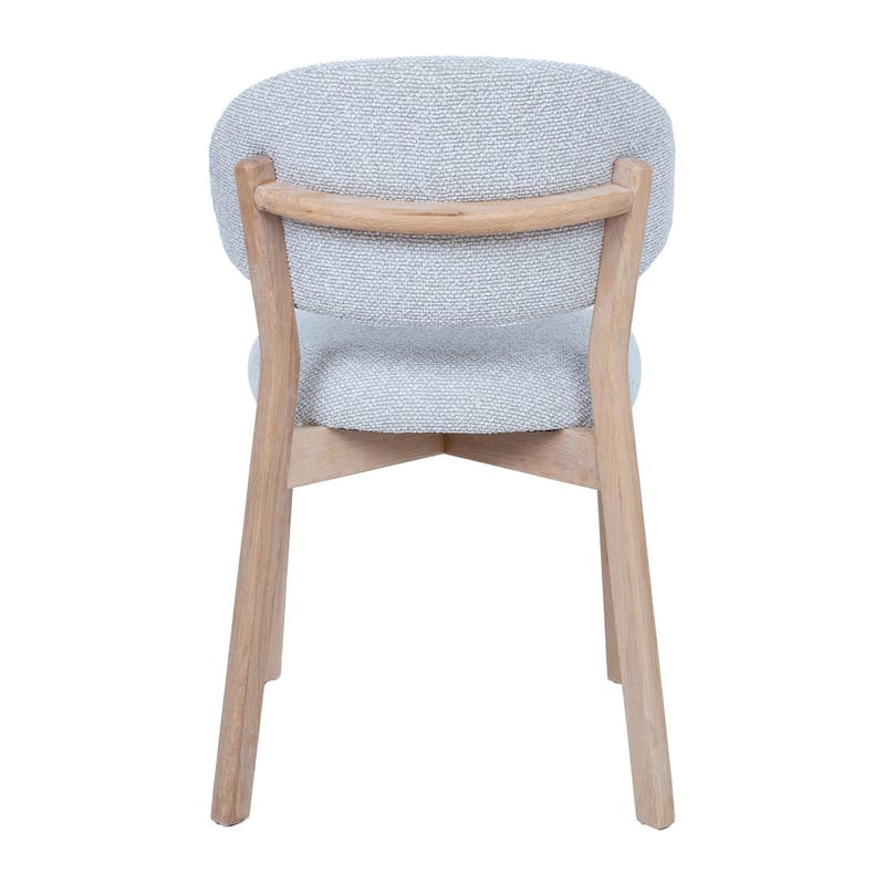 Stol HOME4YOU Bless Lysegrå - Lysegrå - Møbler - Stoler & lenestoler - Spisestuestoler & kjøkkenstoler
