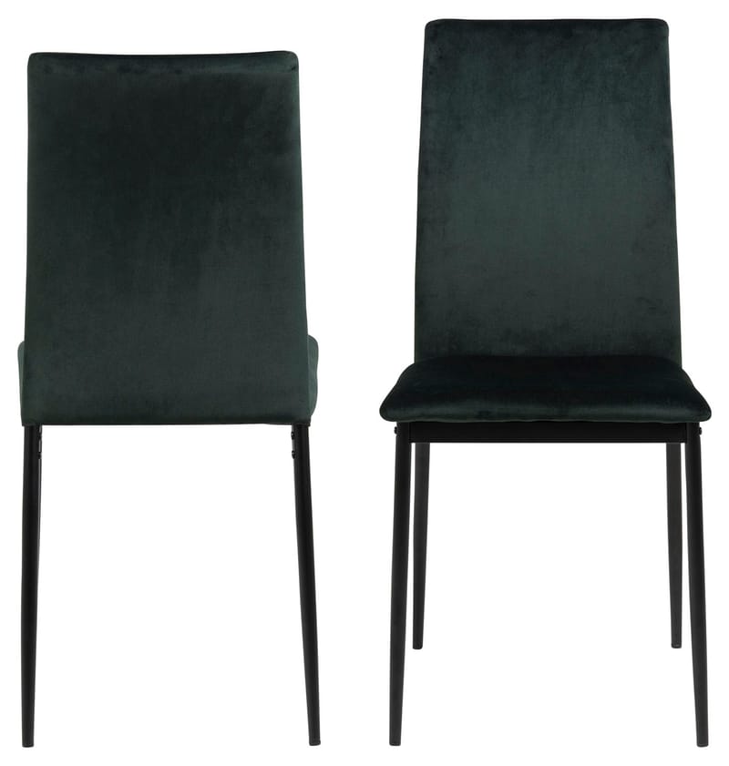 Stol HOME4YOU Demina Grønn - Grønn - Møbler - Stoler & lenestoler - Spisestuestoler & kjøkkenstoler