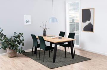 Stol HOME4YOU Demina Grønn - Grønn - Møbler - Stoler & lenestoler - Spisestuestoler & kjøkkenstoler