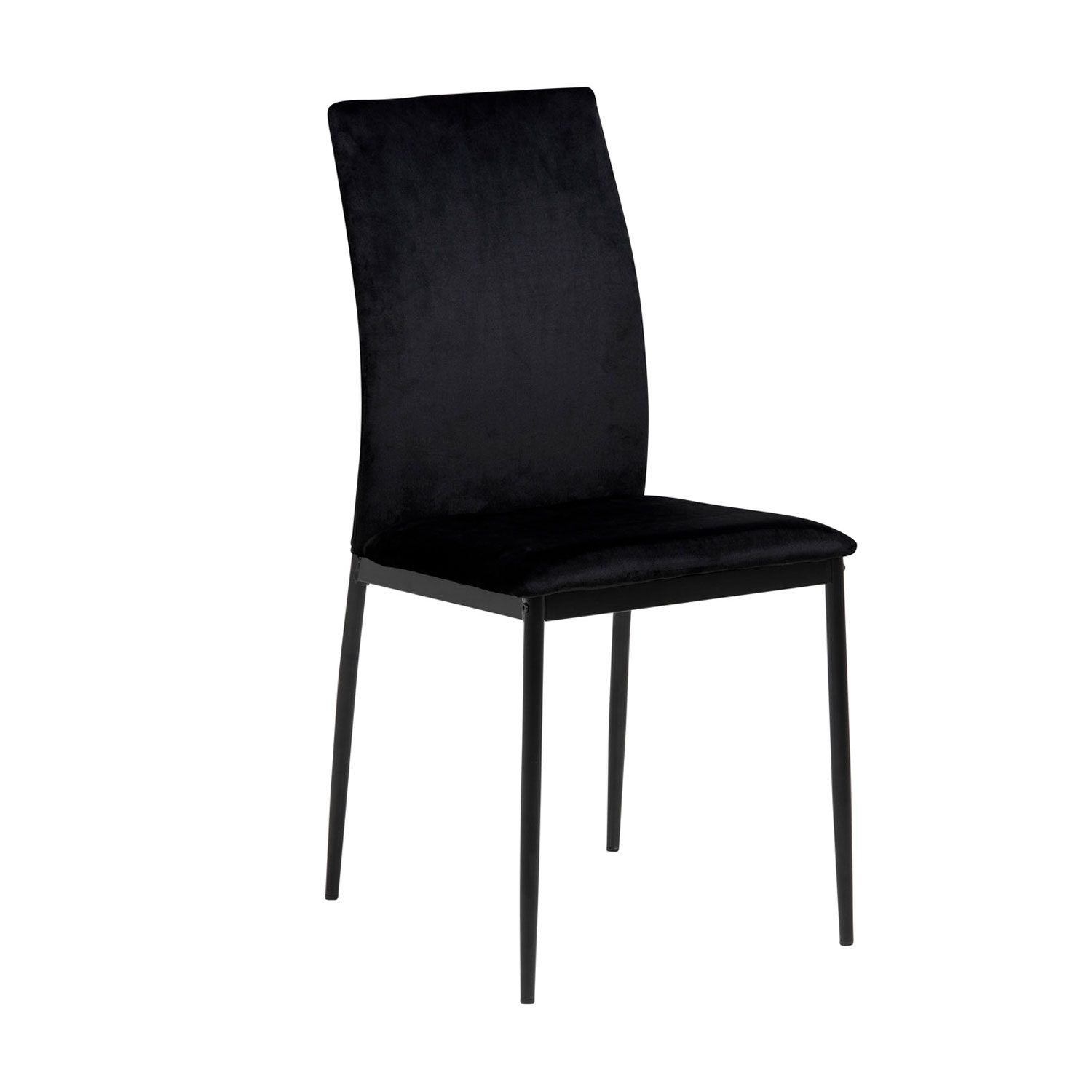 Stol HOME4YOU Demina Svart - Svart