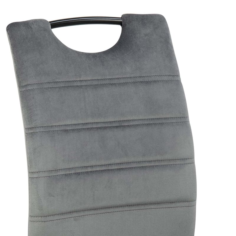 Stol HOME4YOU Dia mørkegrå - Mørk grå - Møbler - Stoler & lenestoler - Spisestuestoler & kjøkkenstoler