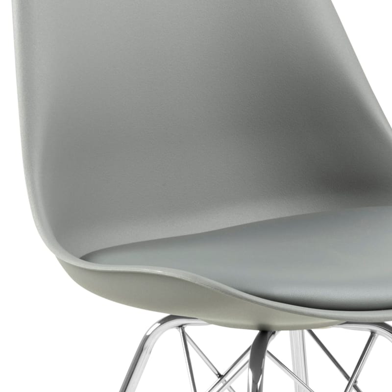 Stol HOME4YOU Eris Grå/krom - Grå/krom - Møbler - Stoler & lenestoler - Spisestuestoler & kjøkkenstoler