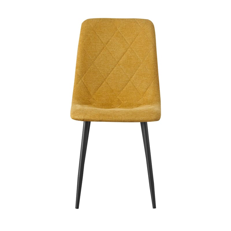 Stol HOME4YOU Mels Gul - Gul - Møbler - Stoler & lenestoler - Spisestuestoler & kjøkkenstoler