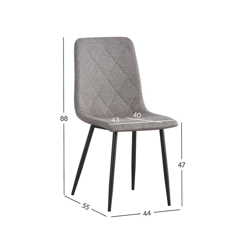 Stol HOME4YOU Mels Lysebrun - lys brun - Møbler - Stoler & lenestoler - Spisestuestoler & kjøkkenstoler