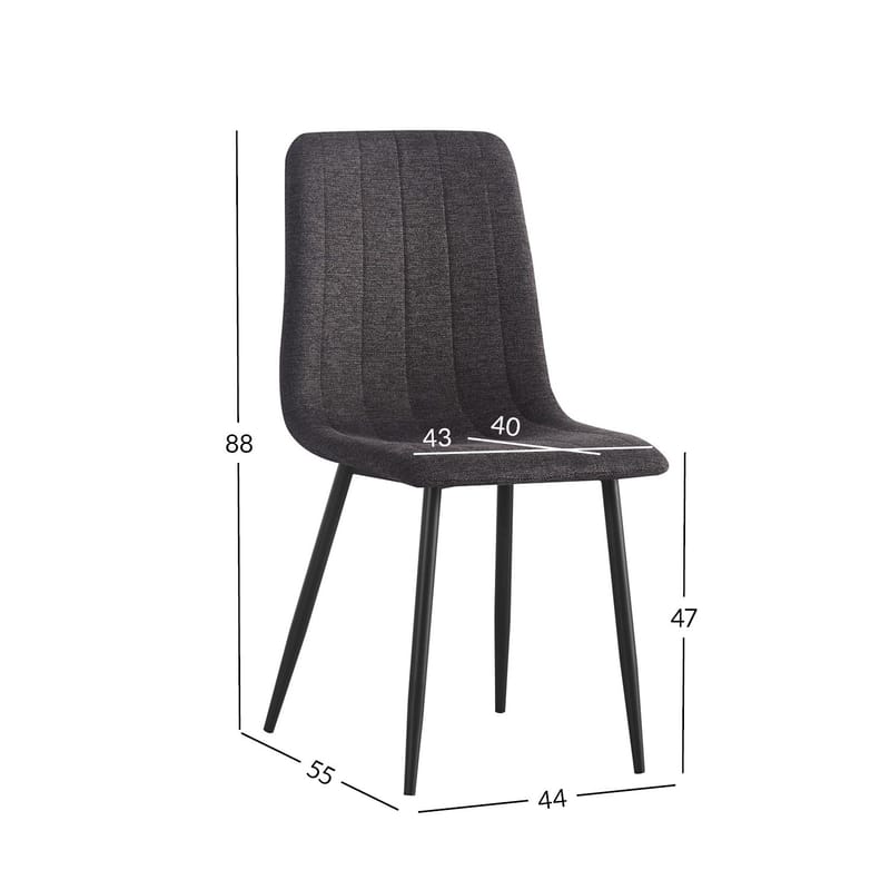 Stol HOME4YOU Milke Brun - Brun - Møbler - Stoler & lenestoler - Spisestuestoler & kjøkkenstoler