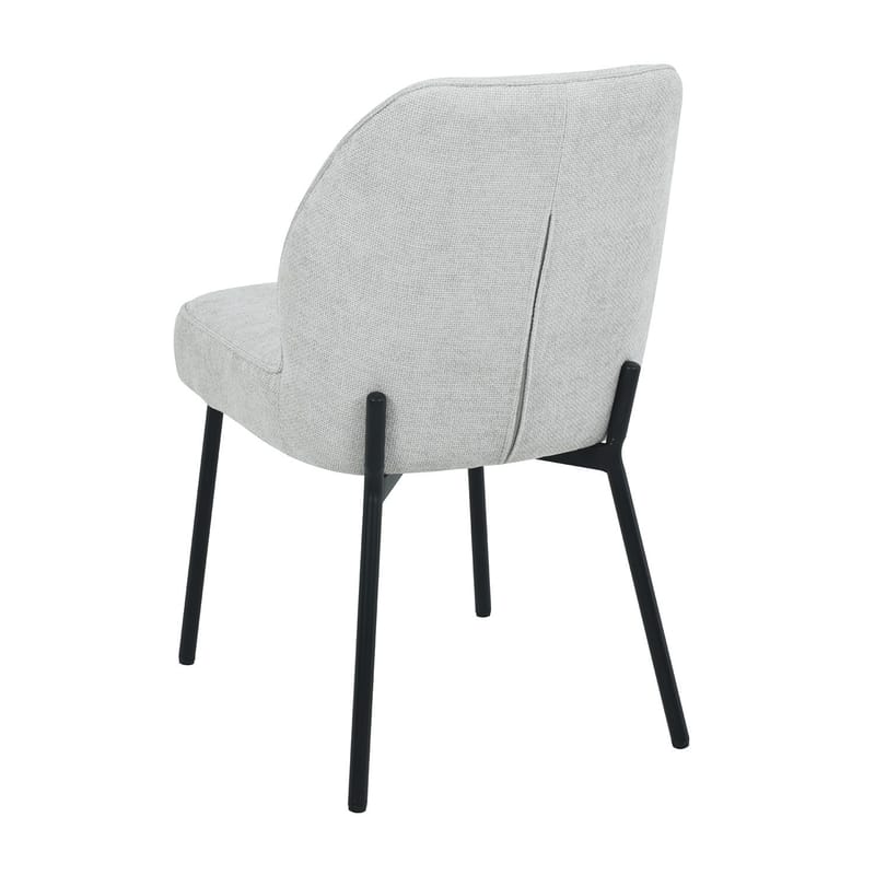 Stol HOME4YOU Zaylen Lysegrå - Lysegrå - Møbler - Stoler & lenestoler - Spisestuestoler & kjøkkenstoler