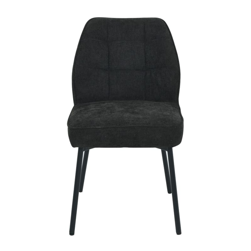 Stol HOME4YOU Zaylen Svart - Svart - Møbler - Stoler & lenestoler - Spisestuestoler & kjøkkenstoler