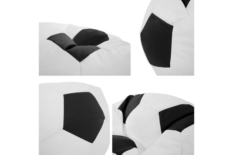 Svalliden Saccosekk 95 cm - Hvit / Svart - Møbler - Stoler & lenestoler - Sittesekk & sakkosekk