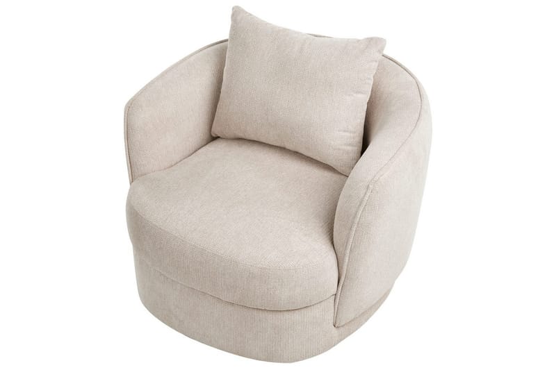 Svingbar lenestol Andalen - Beige - Møbler - Stoler & lenestoler - Lenestoler