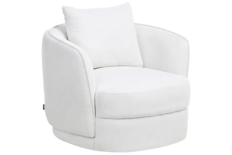 Svingbar lenestol Andalen - Hvit - Møbler - Stoler & lenestoler - Lenestoler