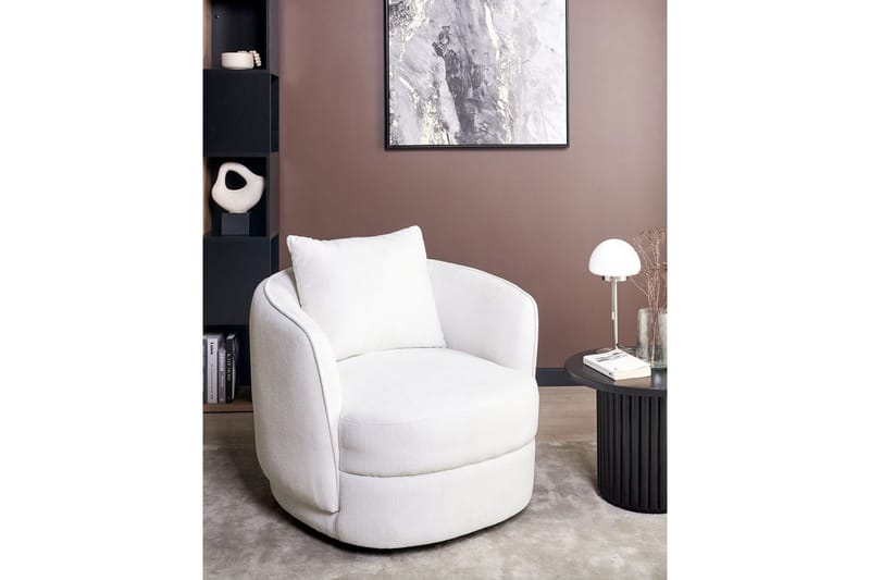 Svingbar lenestol Andalen - Hvit - Møbler - Stoler & lenestoler - Lenestoler