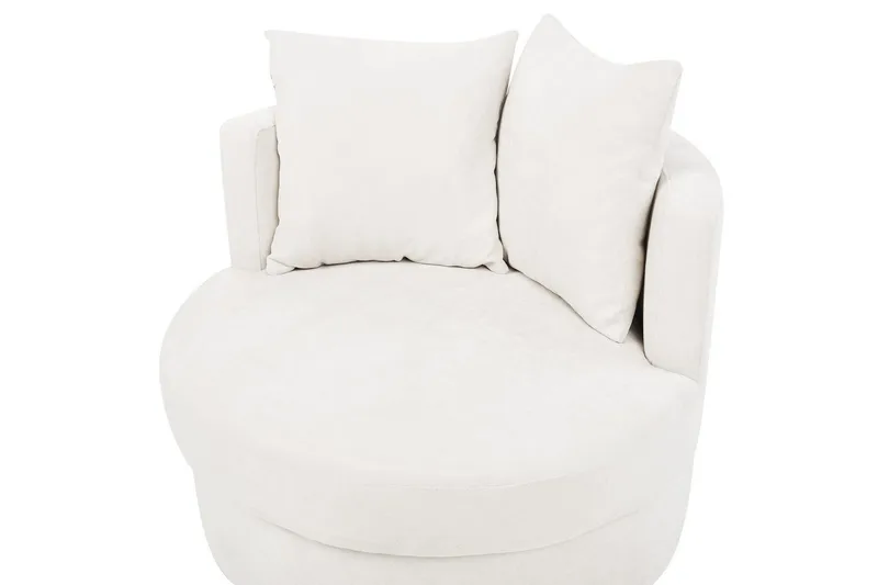 Svingbar lenestol Dalby - Beige - Møbler - Stoler & lenestoler - Lenestoler