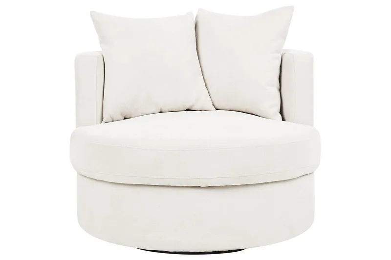 Svingbar lenestol Dalby - Beige - Møbler - Stoler & lenestoler - Lenestoler