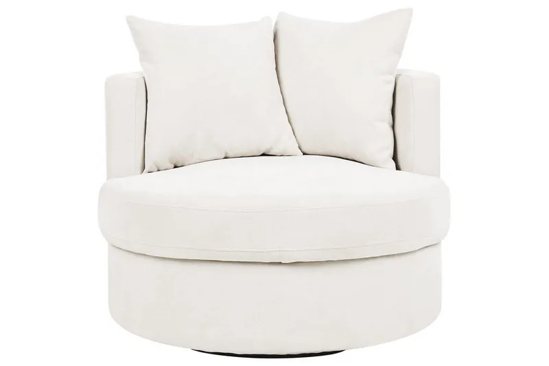 Svingbar lenestol Dalby - Beige - Møbler - Stoler & lenestoler - Lenestoler