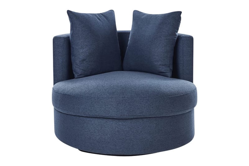 Svingbar lenestol Dalby - Blå - Møbler - Stoler & lenestoler - Lenestoler